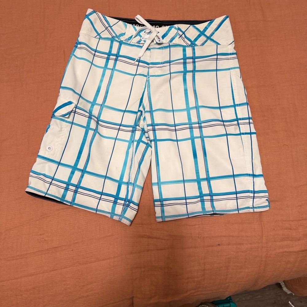 Mossimo Plaid Swim Trunks size 32